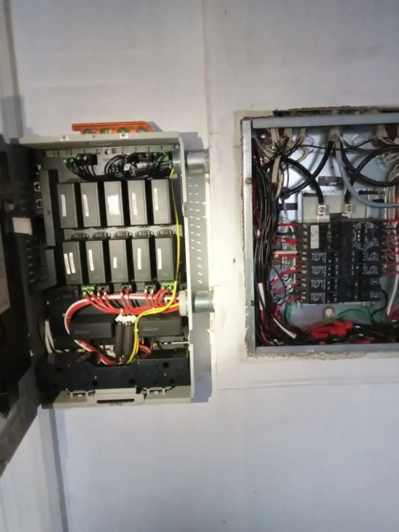 Electrical panel upgrade completed for Indoor Lighting Installation in Sycamore